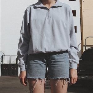 Light blue over sized brandy Melville sweatshirt